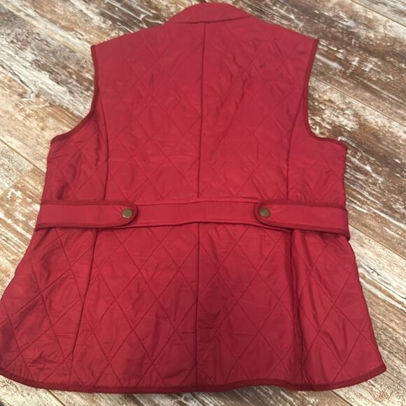 NWT Talbots Fitted Quilted Fleece Lined Vest size Sp - Picture 6 of 6